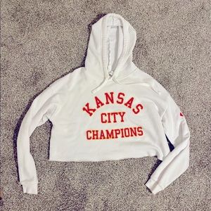 Kansas City Chiefs Champions Cropped Sweatshirt
